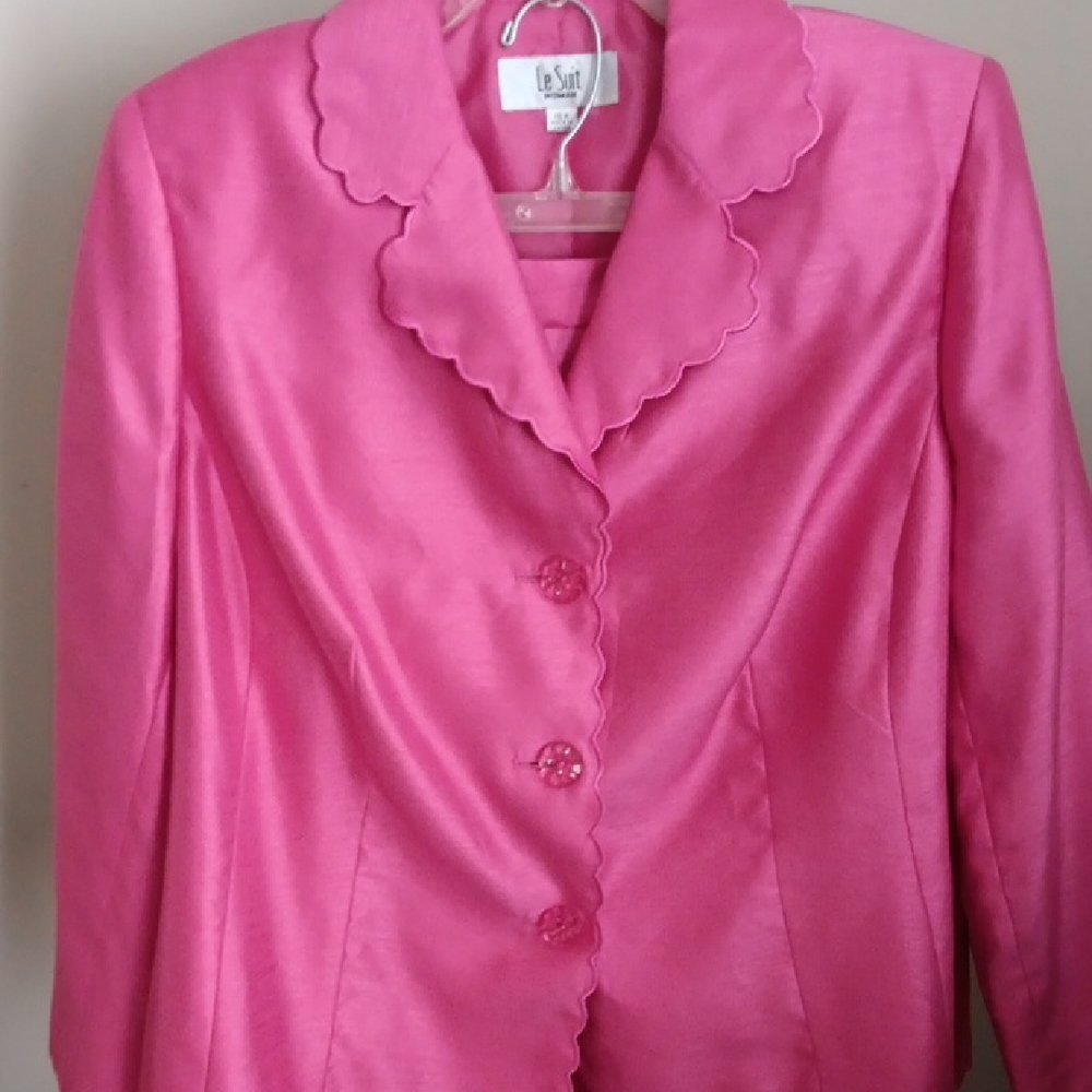Le Suit 2 Piece Blazer And Skirt 16W